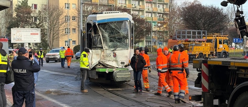 Dlaczego tramwaj się wykoleił i wjechał w budynek na Parkowej? Jest raport ws. przyczyn wypadku