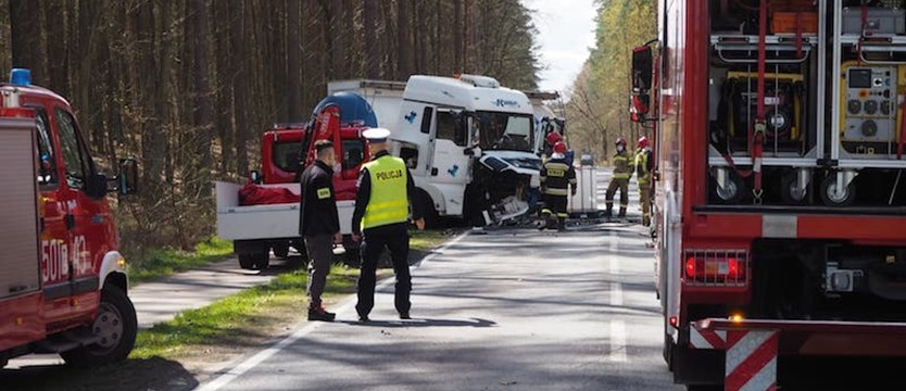 Śmiertelny wypadek na trasie Tanowo - Trzeszczyn