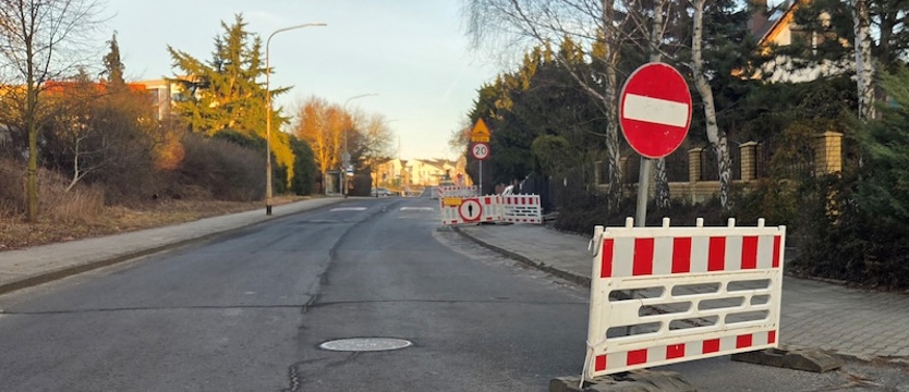 Problemy z wodą w pobliżu Domu Kombatanta