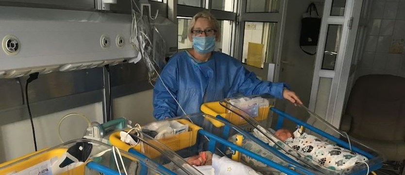 Pierwsze trojaczki w czasie pandemii w szpitalu na Pomorzanach