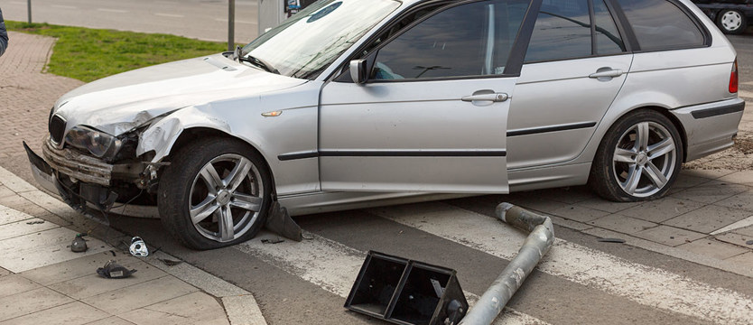 Kolizja na placu Żołnierza