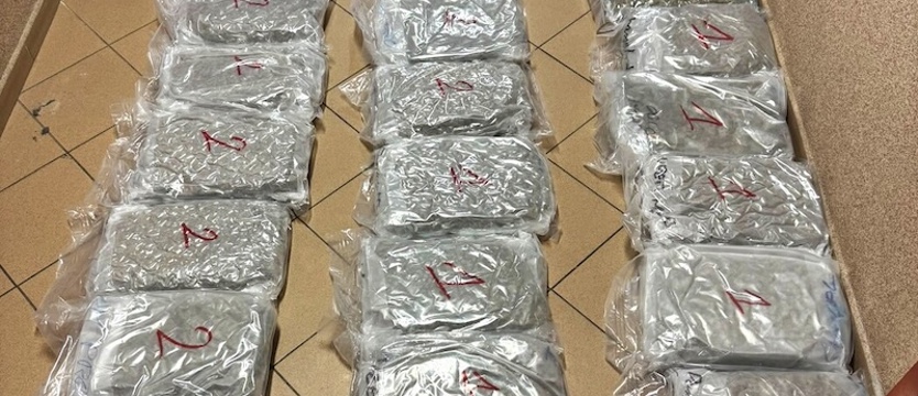 Policyjny nalot na halę. Skonfiskowano 67 kg narkotyków