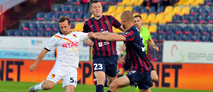 Piłka nożna. Pogoń wygrała z Jagiellonią (FILMY)