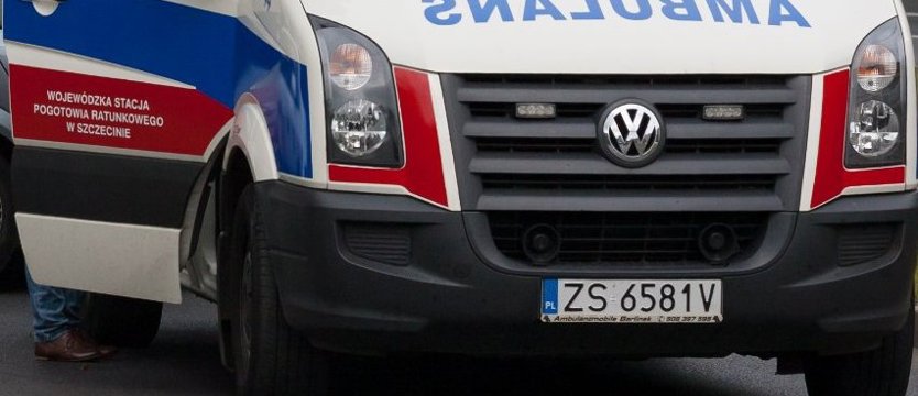 Spadł ze skarpy na Pomorzanach