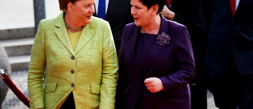 Szydło i Merkel otworzyły polskie stanowisko na targach w Hanowerze