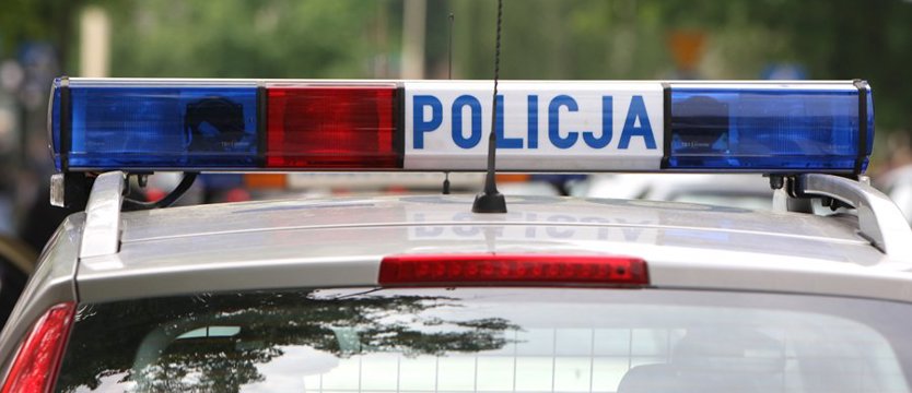 Wypadek i korek w Płoni