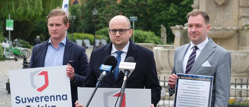 Suwerenna Polska chce renegocjacji umowy z Unią Europejską