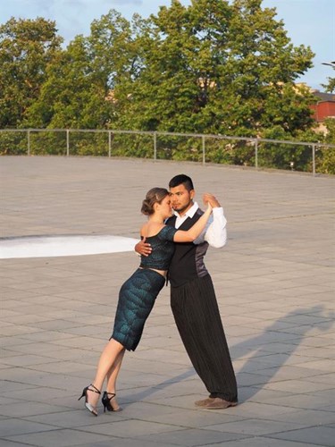 Tango wykonaniu Ewy i Hectora Quiroz