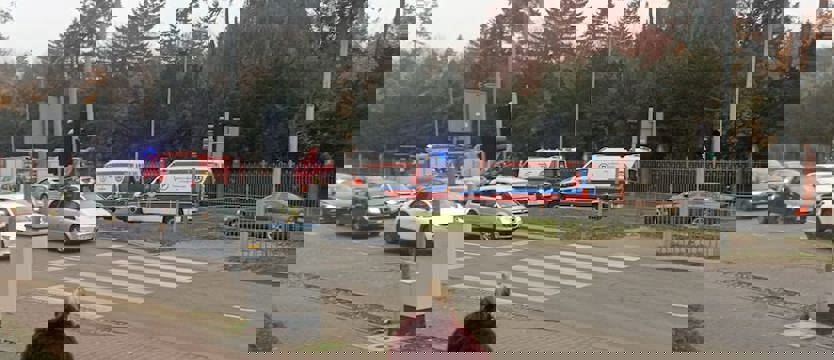 Zderzenie na ul. Mieszka I w Szczecinie