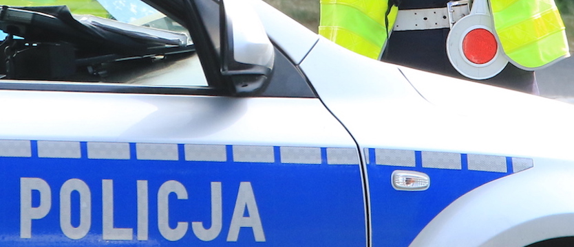 Zderzenie samochodu z motocyklem na Gumieńcach