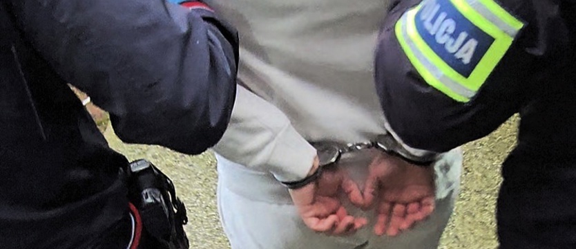 Nastolatek wymachiwał dużym nożem i chciał kopnąć interweniujących policjantów