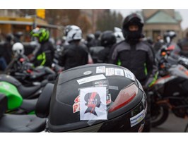 Motocykliści wsparli strajk kobiet