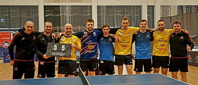 Tenis stołowy. Remis, który ucieszył obie strony