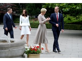 Przyjęcie brytyjskiej pary książęcej