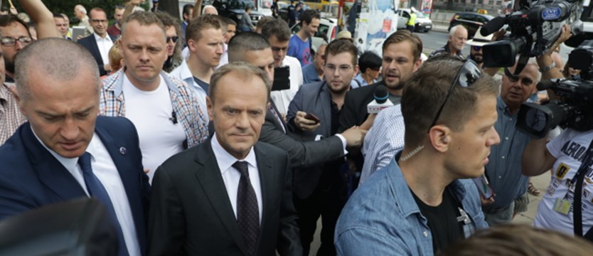 Donald Tusk przesłuchiwany w Prokuraturze Krajowej