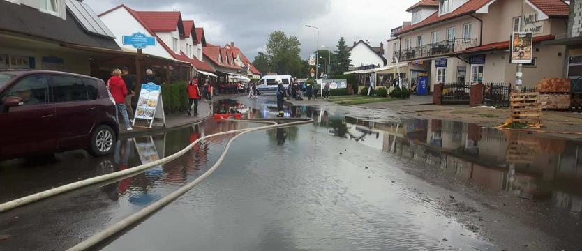 Ulewa, podtopienia i szkody