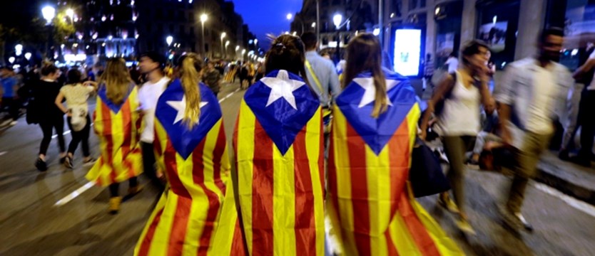 Prawie milion osób protestowało w Katalonii