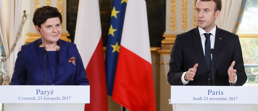Spotkanie Szydło-Macron – położyć kres obustronnym atakom