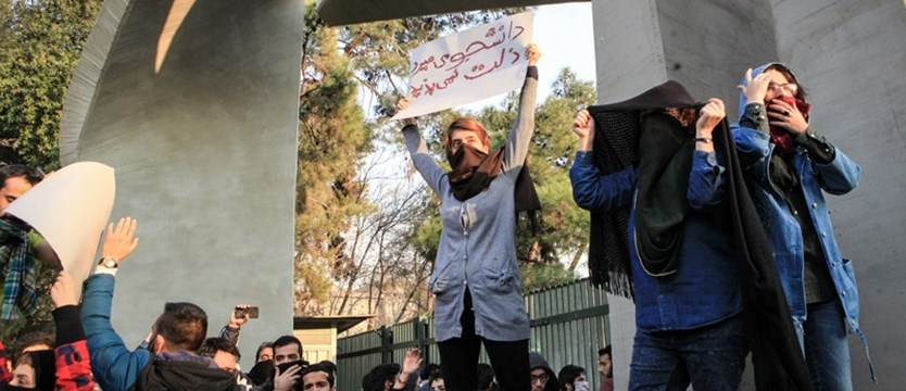 Ofiary antyrządowych protestów w Iranie