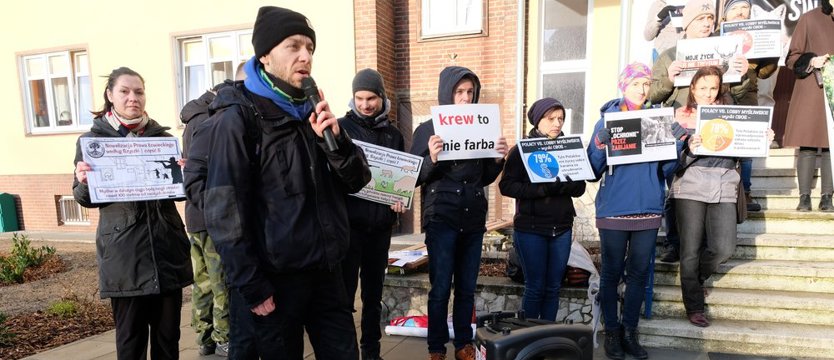 Demonstrowali przeciw nowemu prawu łowieckiemu