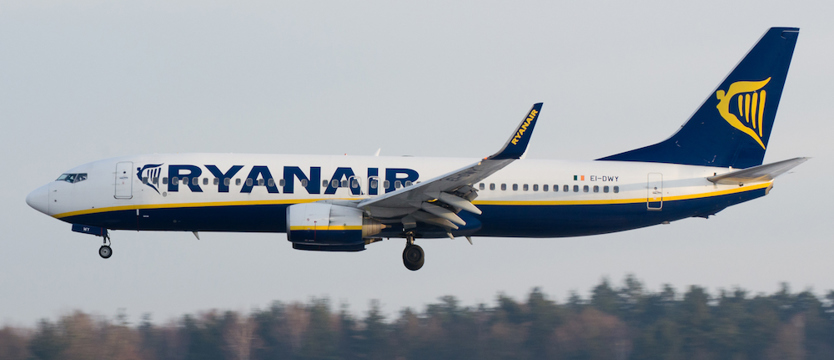 Nieugięty Ryanair. Noworodek nie poleciał