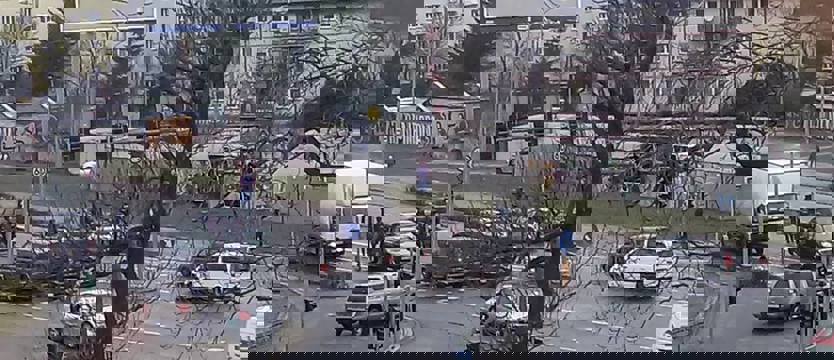 Zatrzymanie na Europejskiej