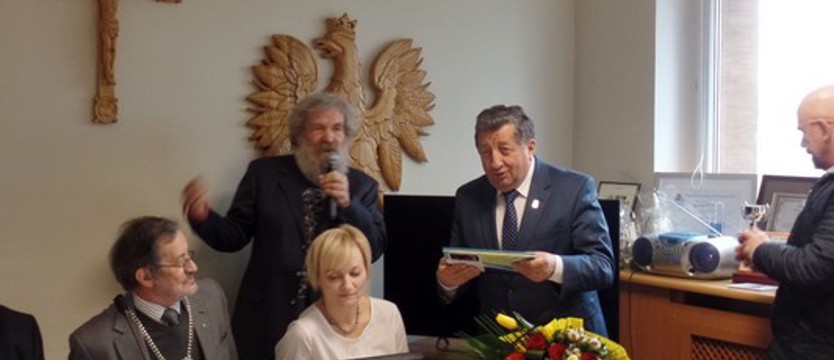 Aleksander Doba na sesji w Policach