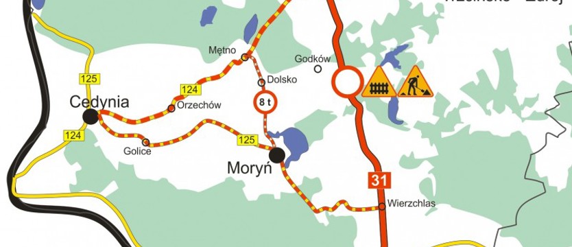 Zamieszanie z objazdami. Przejazd kolejowy w Godkowie jednak otwarty