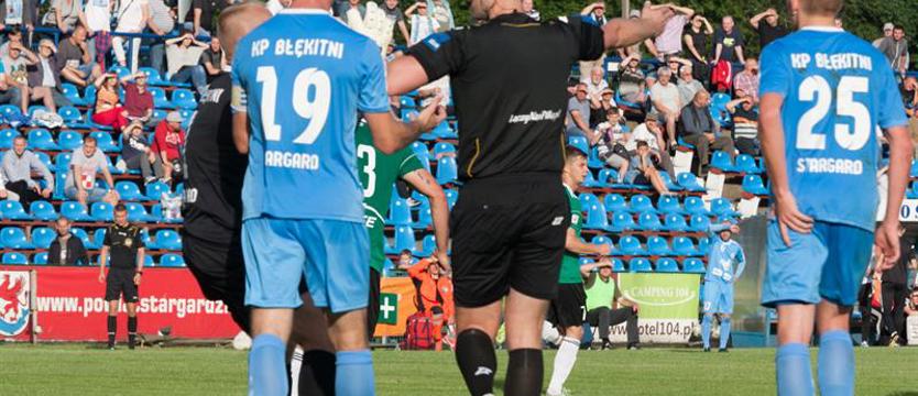 Piłka nożna. Błękitnym zabrakło szczęścia