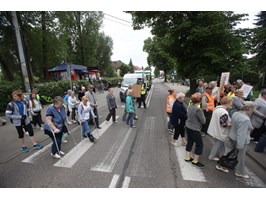 Blokowali drogę na prawobrzeżu Szczecina