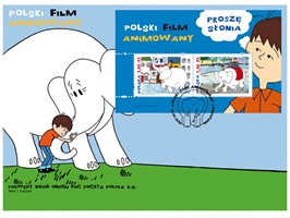 Słoń Dominik na znaczkach pocztowych