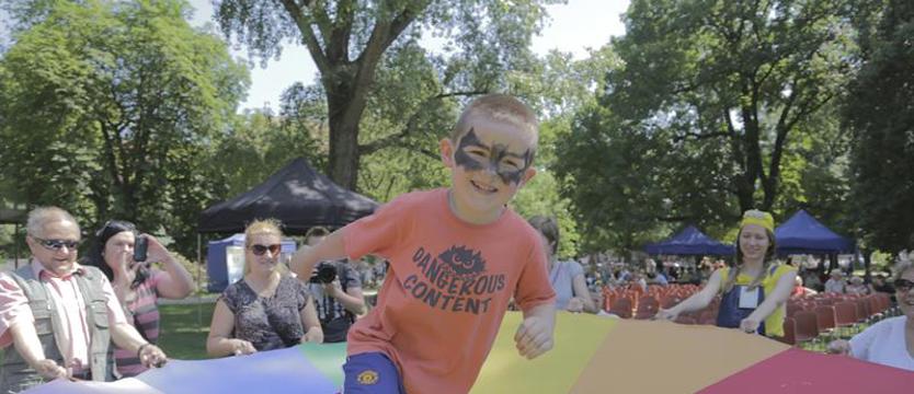 Rodzinnie w parku Andersa