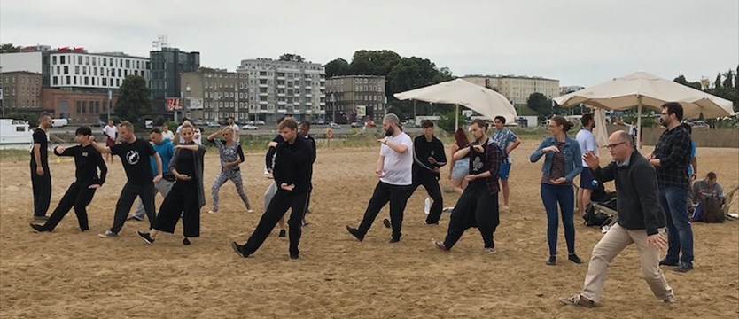 Jasna strona mocy, czyli frisbee na plaży