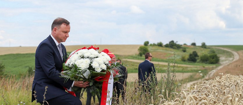 Prezydent Duda oddał hołd ofiarom rzezi wołyńskiej