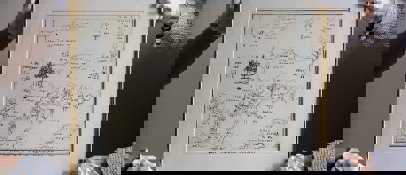 Oryginał mapy Stumilowego Lasu sprzedany za 571 tys. dolarów