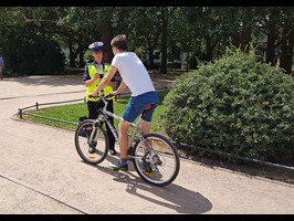 Bezpieczny rowerzysta - akcja szczecińskiej drogówki
