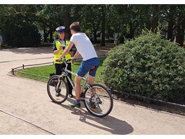 Bezpieczny rowerzysta - akcja szczecińskiej drogówki