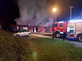 Płonął Dom Seniora w Malechowie