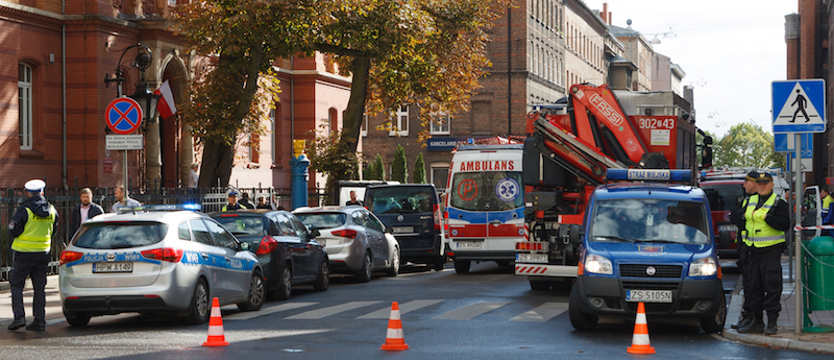 Podejrzana przesyłka w sądzie
