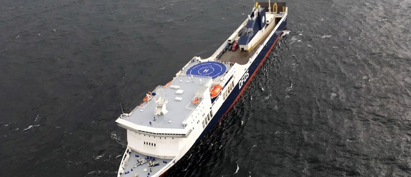 Dania. Właściciel promu: Jest awaria techniczna, ale nie ma pożaru