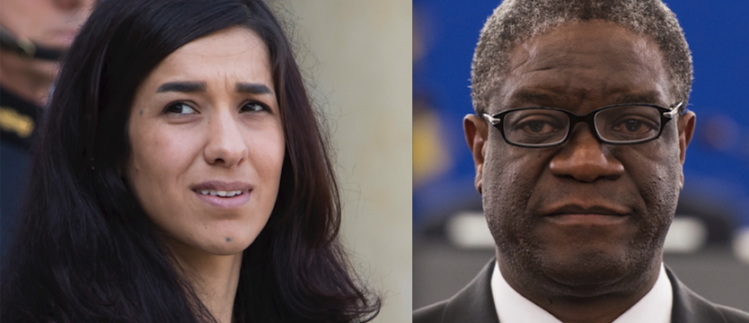 Denis Mukwege i Nadia Murad laureatami Pokojowej Nagrody Nobla
