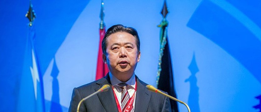 Były szef Interpolu podejrzany w Chinach o korupcję