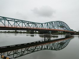 Most w Gryfinie zamknięty – konserwacja przęsła