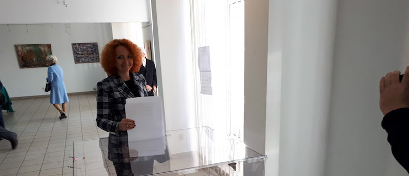 Agatowska już zagłosowała