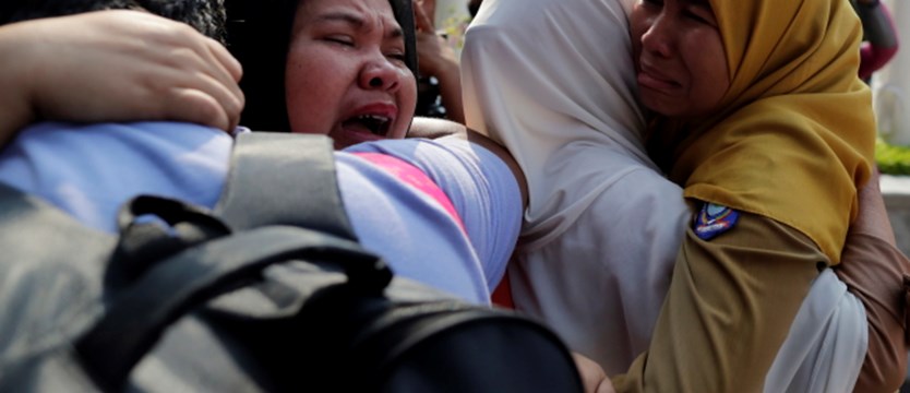 Indonezyjski samolot ze 189 osobami spadł do morza