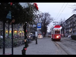 Przedostatni kurs mikołajowego tramwaju