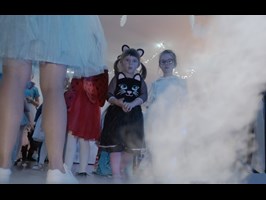 Dzieci świętowały sylwestra w Mroźnej Krainie