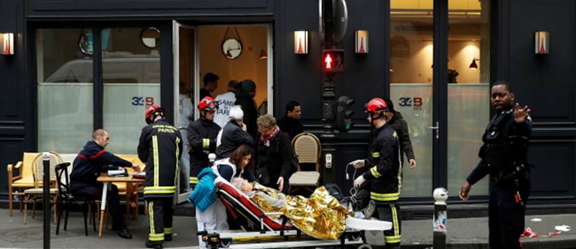 Wybuch i pożar w centrum Paryża. Zginęły cztery osoby