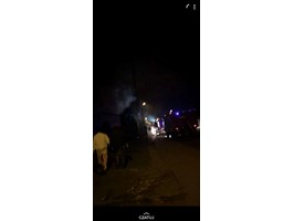 Pożar domu w Brojcach
