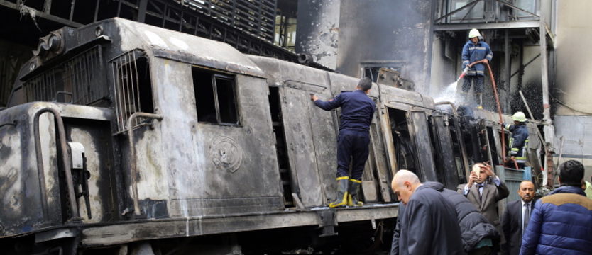 Co najmniej 25 zabitych, blisko 50 rannych w pożarze kairskiego dworca